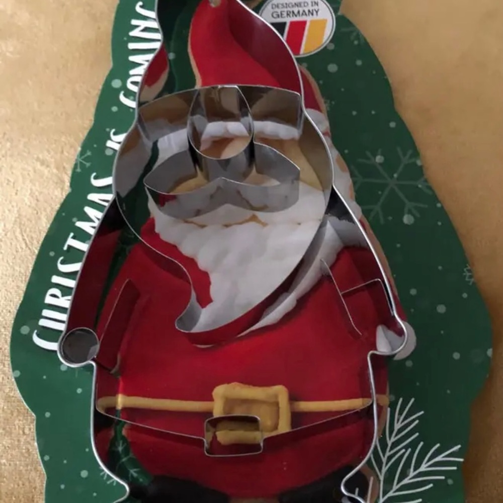 Birkmann Santa Large Cookie Cutter 7" Tall NEW Christmas Cookie Cutter